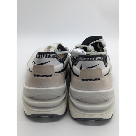 Nike Waffle One SE Phantom Black Men's Size 14 - Cocunut Sail Off-White Defects